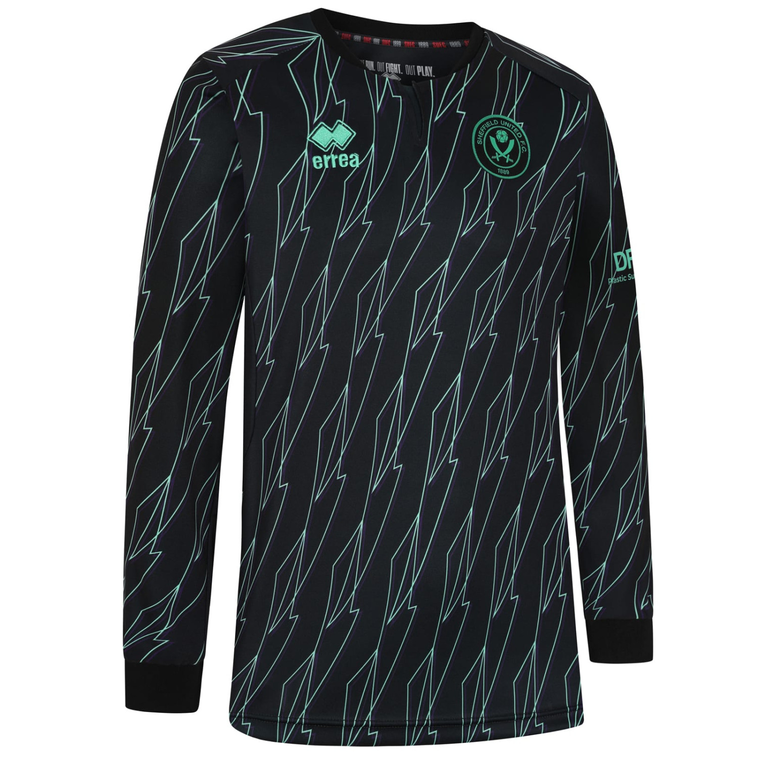adult away shirt ls 2425 with custom printing | Sheffield United Kits Collection