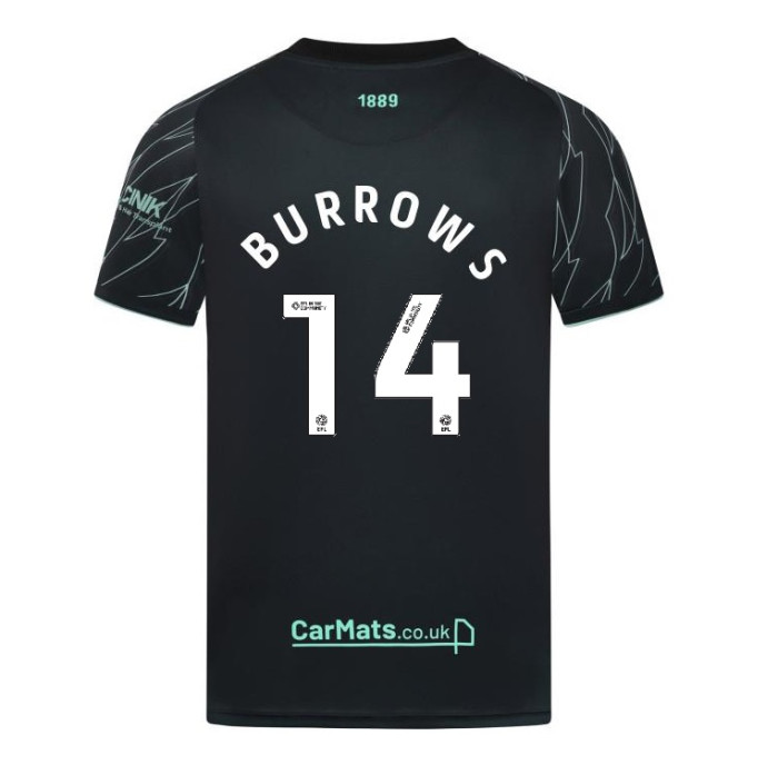 adult away shirt ss 2425 – 14 burrows | Sheffield United Kits Collection