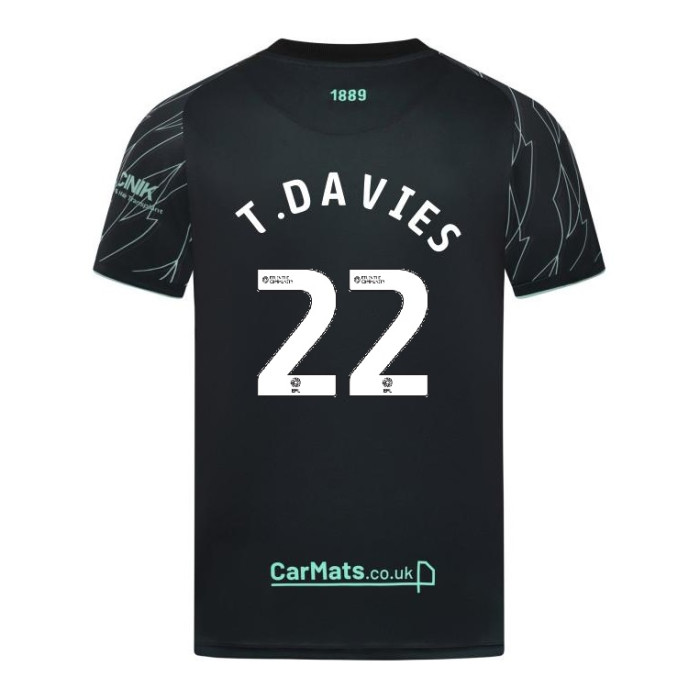 adult away shirt ss 2425 – 22 t.davies | Sheffield United Kits Collection