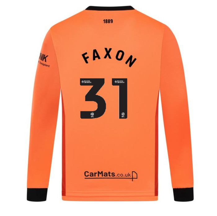 adult gk orange ls shirt 2425 – 31 faxon | Sheffield United Kits Collection