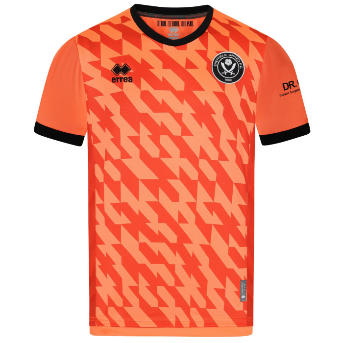 adult gk orange ss shirt 2425 – 17 a.davies | Sheffield United Kits Collection