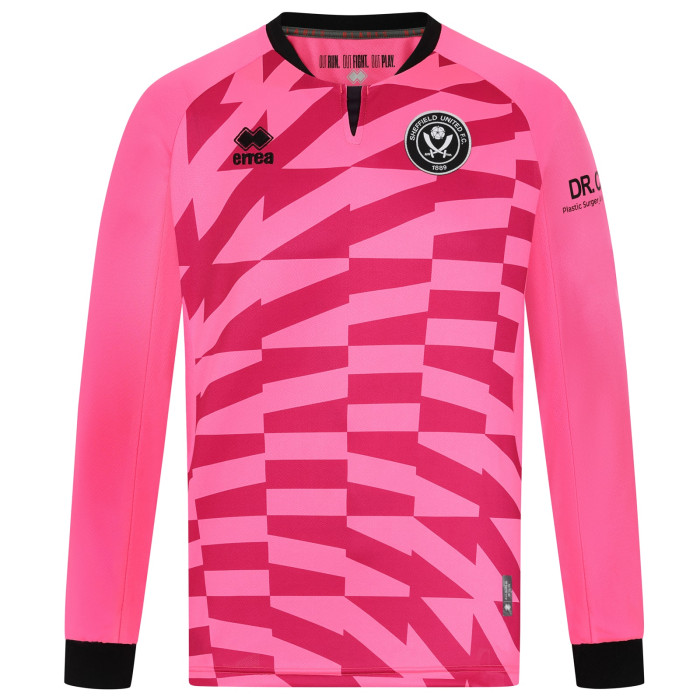 adult gk pink ls shirt 2425 – 17 a.davies | Sheffield United Kits Collection