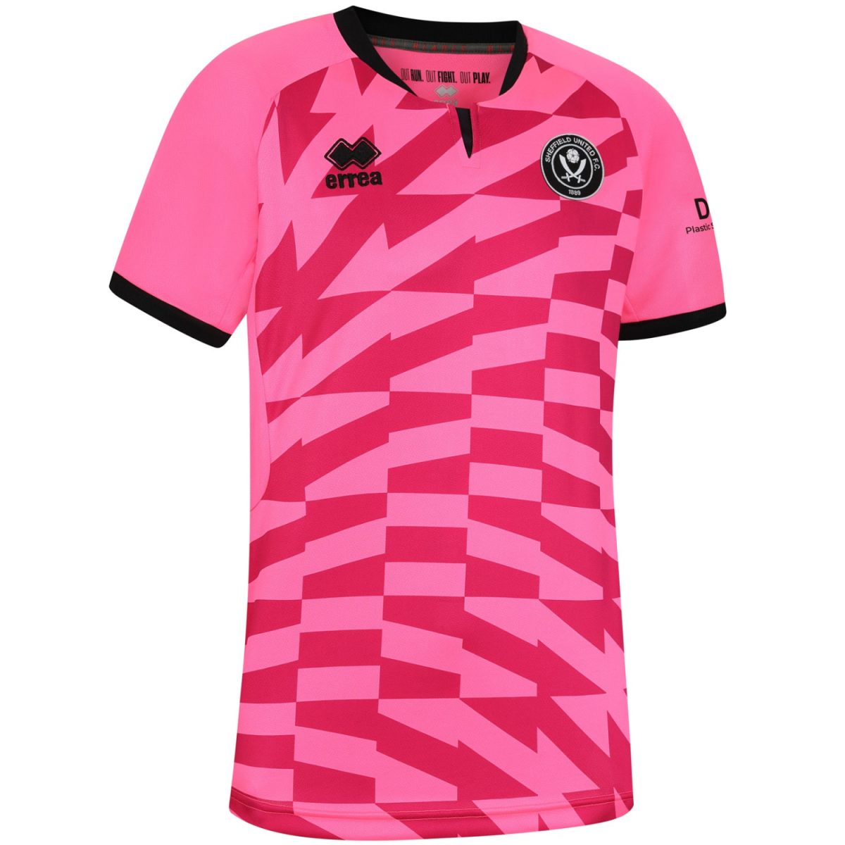 adult gk pink ss shirt 2425 with custom printing | Sheffield United Kits Collection