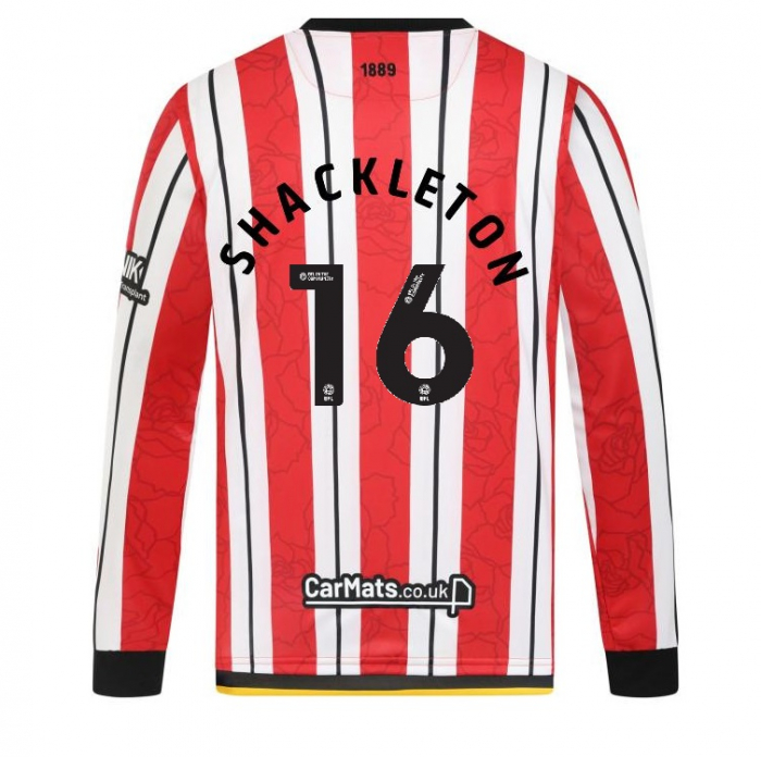 adult home shirt ls 2425 – 16 shackleton | Sheffield United Kits Collection