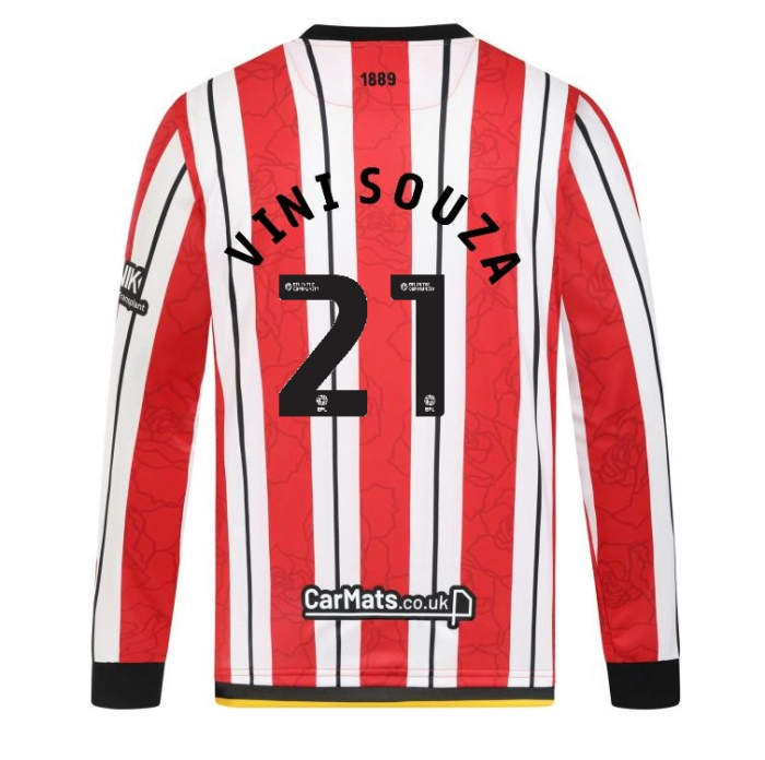 adult home shirt ls 2425 – 21 vini souza | Sheffield United Kits Collection