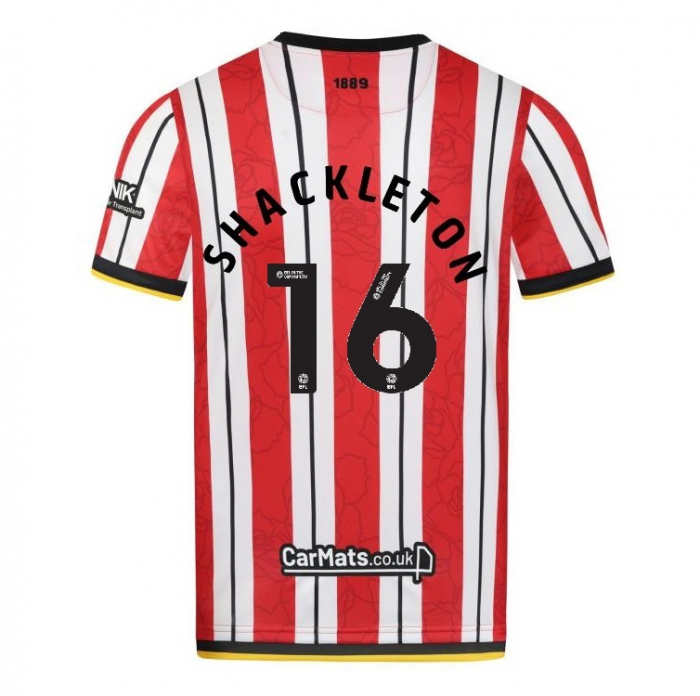 adult home shirt ss 2425 – 16 shackleton | Sheffield United Kits Collection