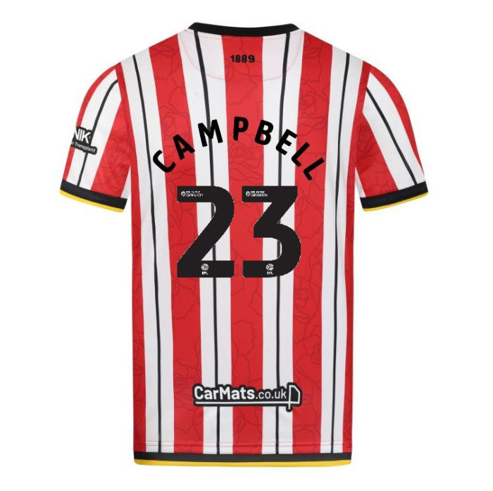 adult home shirt ss 2425 – 23 campbell | Sheffield United Kits Collection
