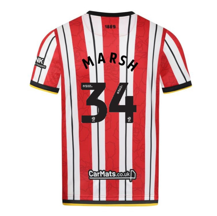 adult home shirt ss 2425 – 34 marsh | Sheffield United Kits Collection