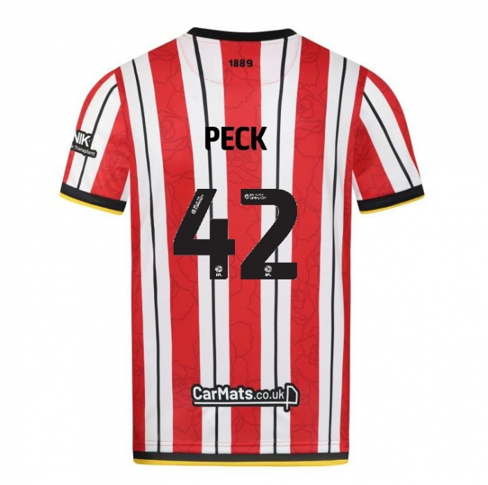 adult home shirt ss 2425 – 42 peck | Sheffield United Kits Collection