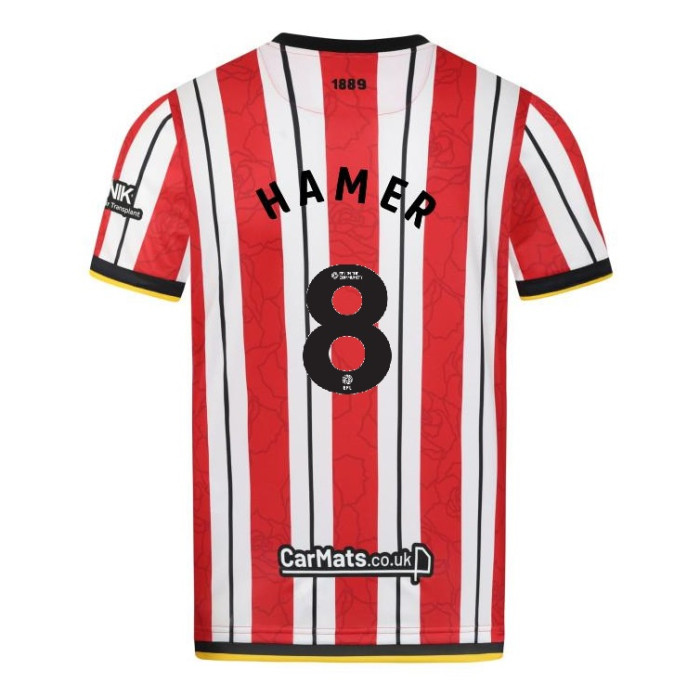 adult home shirt ss 2425 – 8 hamer | Sheffield United Kits Collection