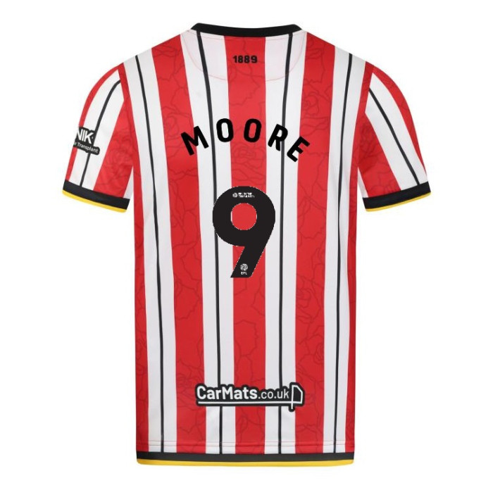 adult home shirt ss 2425 – 9 moore | Sheffield United Kits Collection