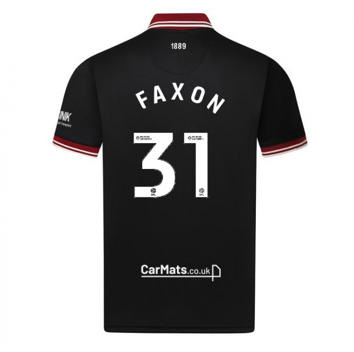 junior gk black ss shirt 2425 – 31 faxon | Sheffield United Kits Collection