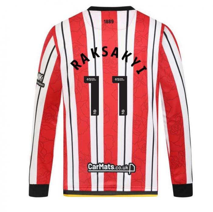 junior home shirt ls 2425 – 11 raksakyi | Sheffield United Kits Collection