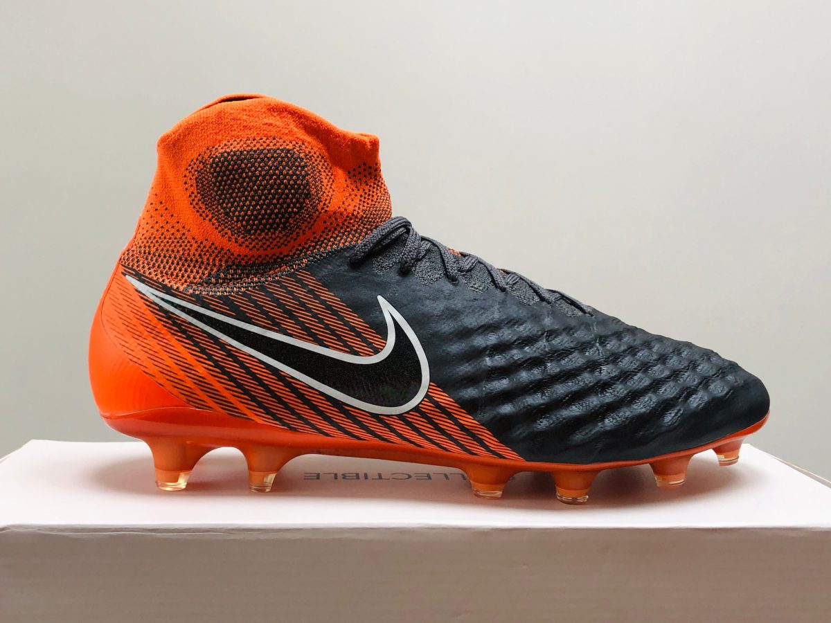 nike magista obra ii elite df fg fast af dark grey  black  orange | Sheffield United Kits Collection
