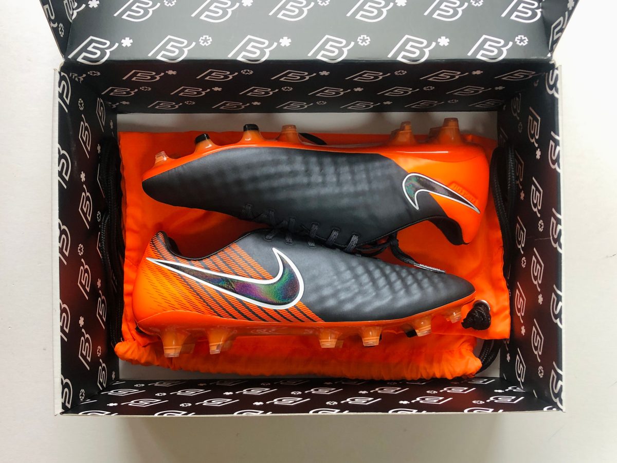 nike magista obra ii elite fg fast af – dark grey  total orange | Sheffield United Kits Collection