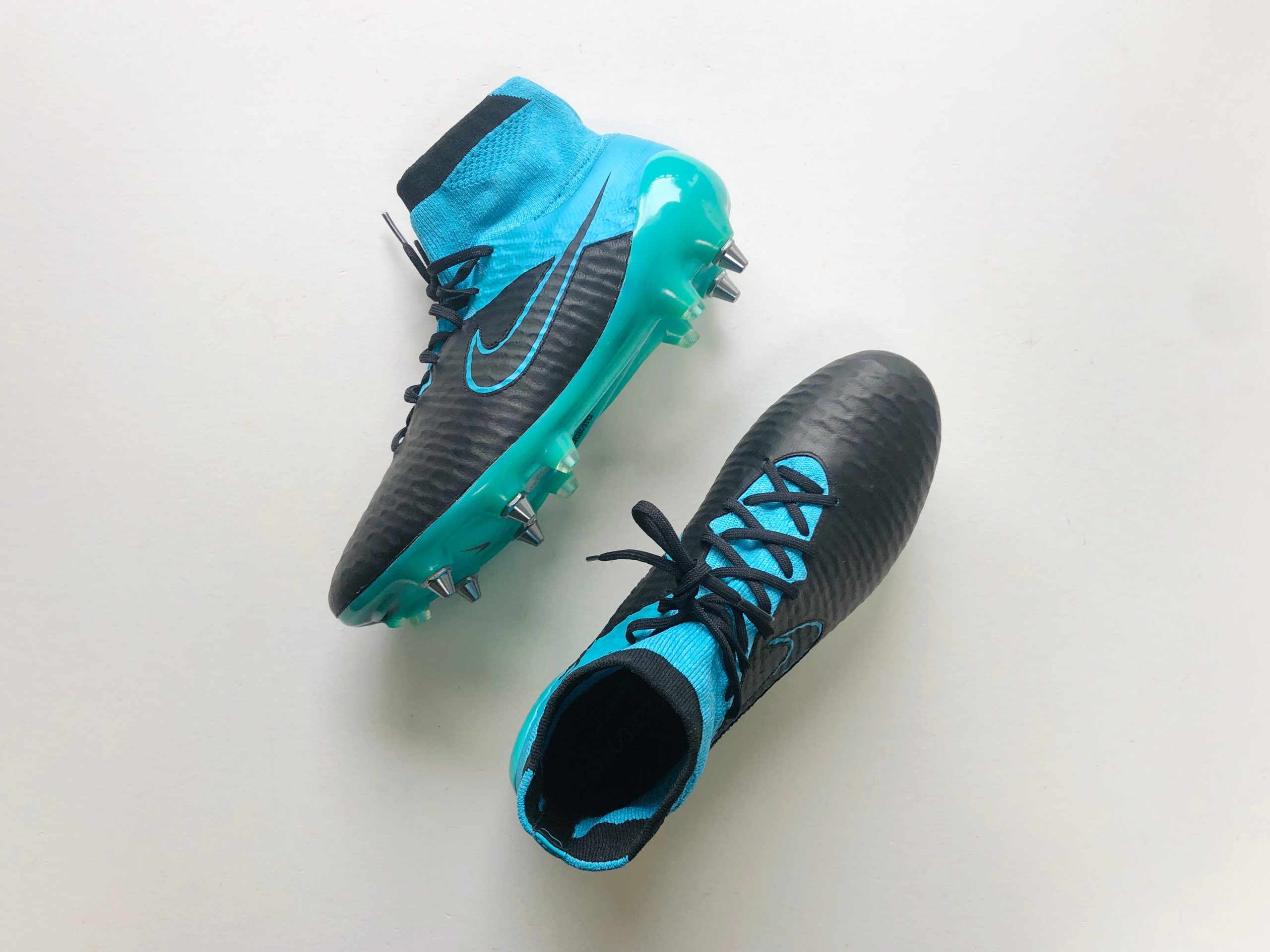 nike magista obra tech craft leather – black  turquoise blue sg pro | Sheffield United Kits Collection