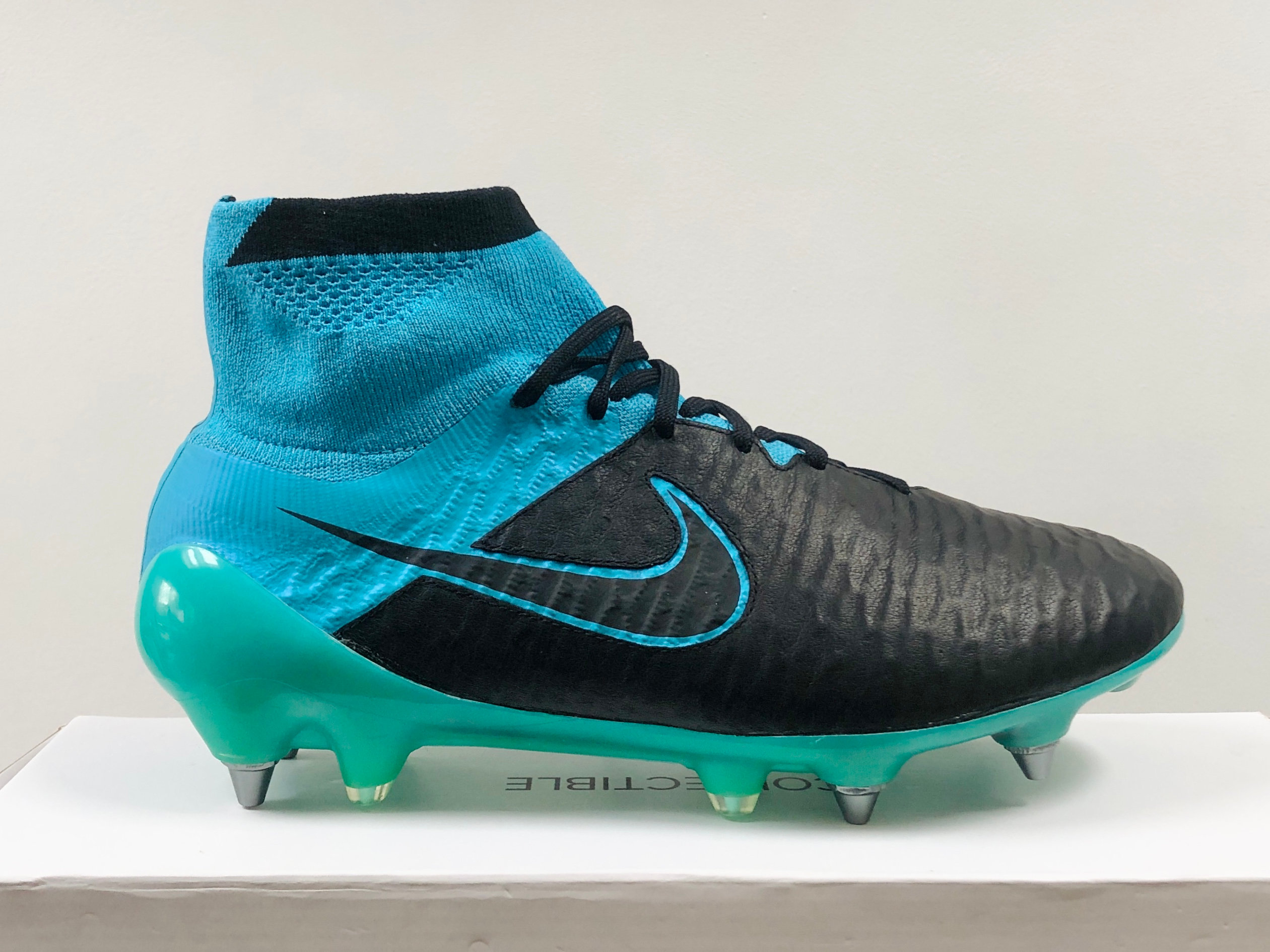 nike magista obra tech craft leather – black  turquoise blue sg pro | Sheffield United Kits Collection