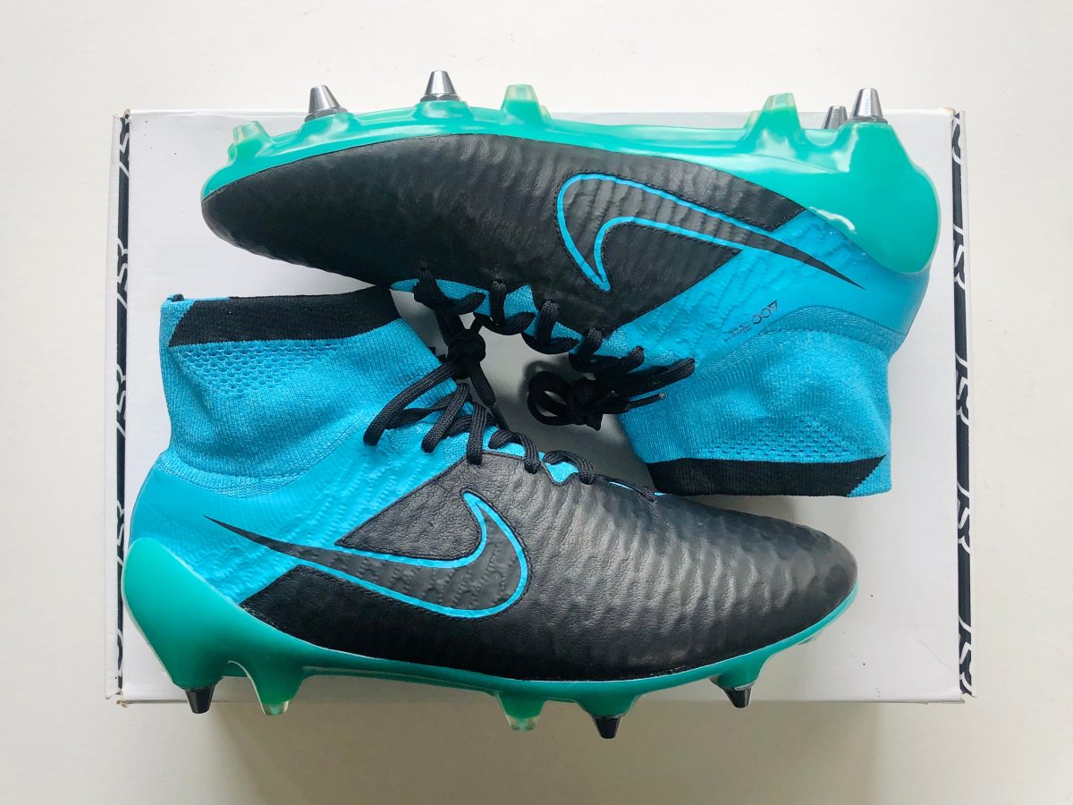 nike magista obra tech craft leather – black  turquoise blue sg pro | Sheffield United Kits Collection