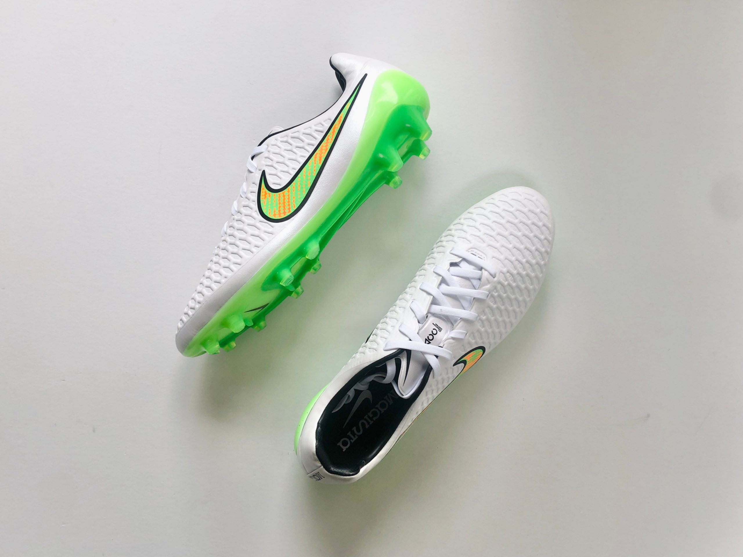 nike magista opus i shine through pack – white  poison green  orange fg | Sheffield United Kits Collection
