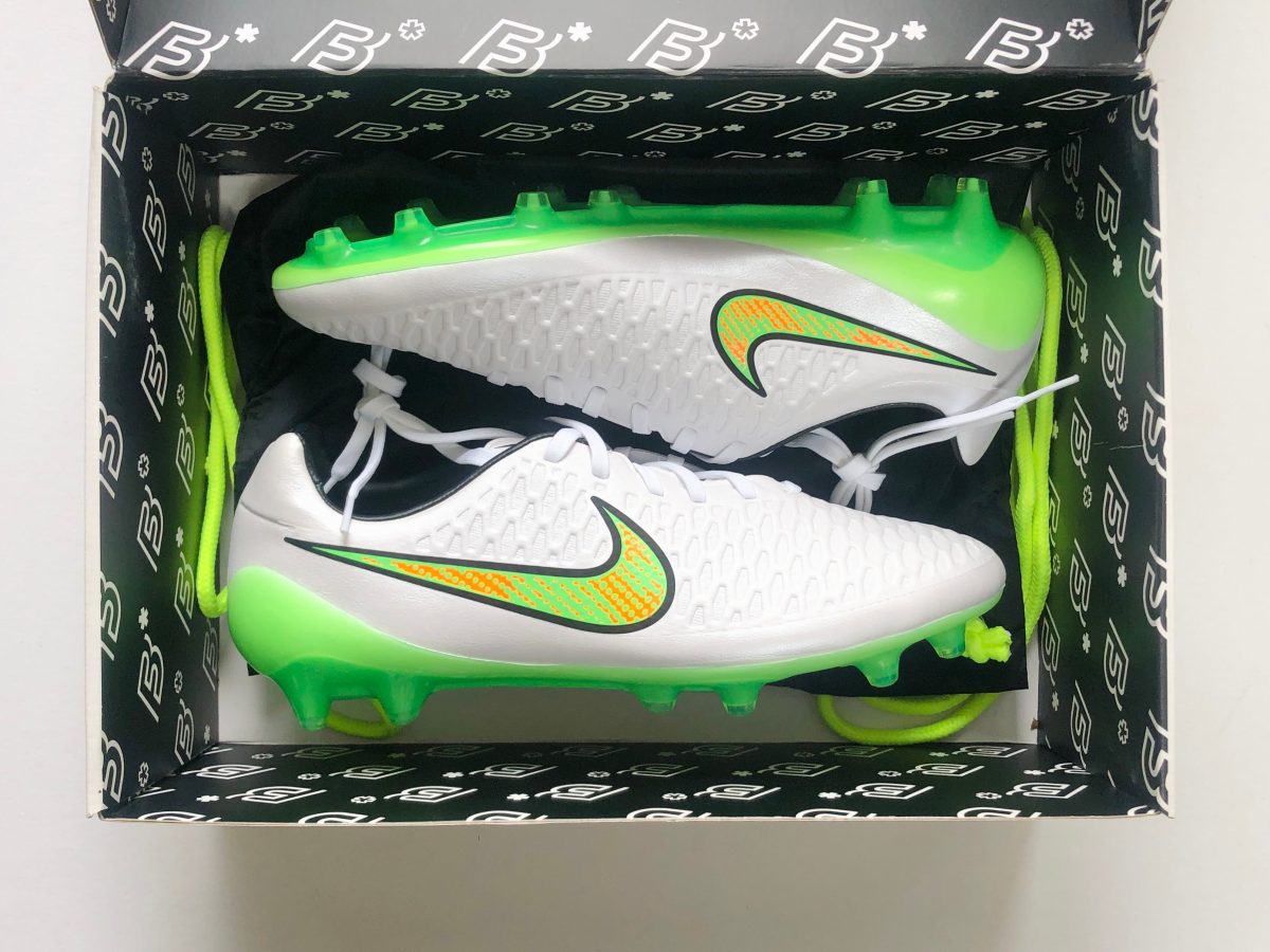 nike magista opus i shine through pack – white  poison green  orange fg | Sheffield United Kits Collection