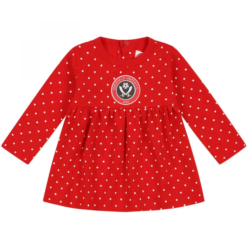 polkadot-crest-dress-hld00133 | Sheffield United Kits Collection