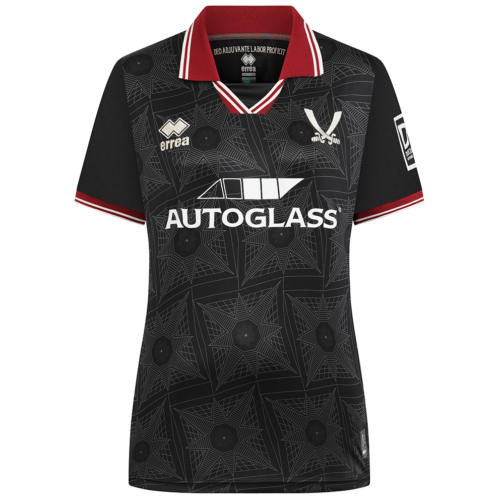 sufc women fit black gk shirt ss 2425 with custom printing | Sheffield United Kits Collection