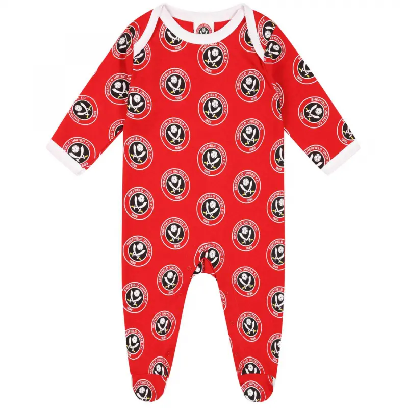 twin-pack-crest-sleepsuit-rw-hld00134 | Sheffield United Kits Collection