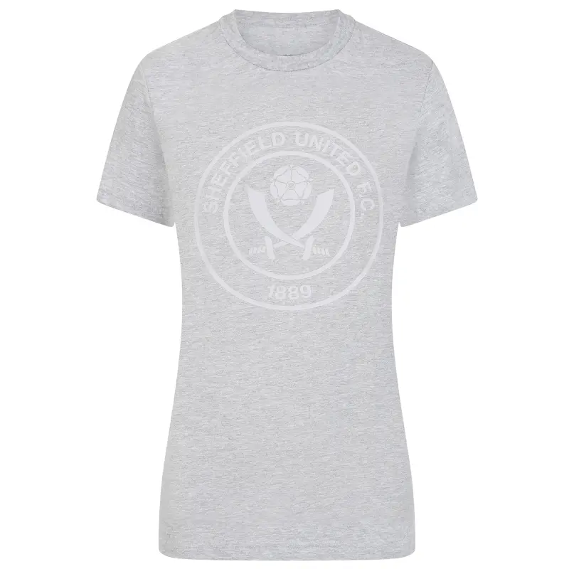 women-sheffield-united-crest-tee-grey-four0107 | Sheffield United Kits Collection