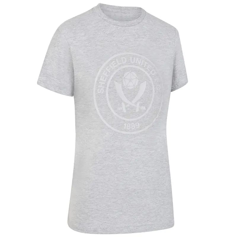 women-sheffield-united-crest-tee-grey-four0107 | Sheffield United Kits Collection