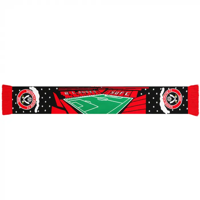 xmas-stadium-scarf-tlb00029 | Sheffield United Kits Collection